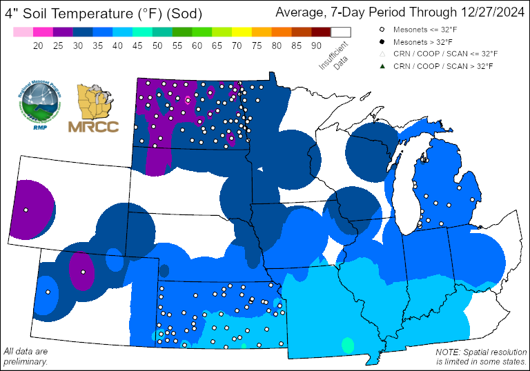 Midwest Climate Watch - Regional Mesonet Program: Current Maps