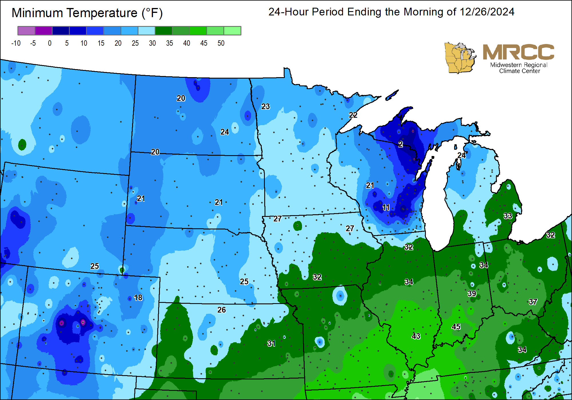 Mrcc - Midwestern Climate Watch Daily Maps