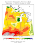 Last 30 Days, Precip Percent of Mean