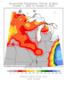 Month-to-date Precip Percentage