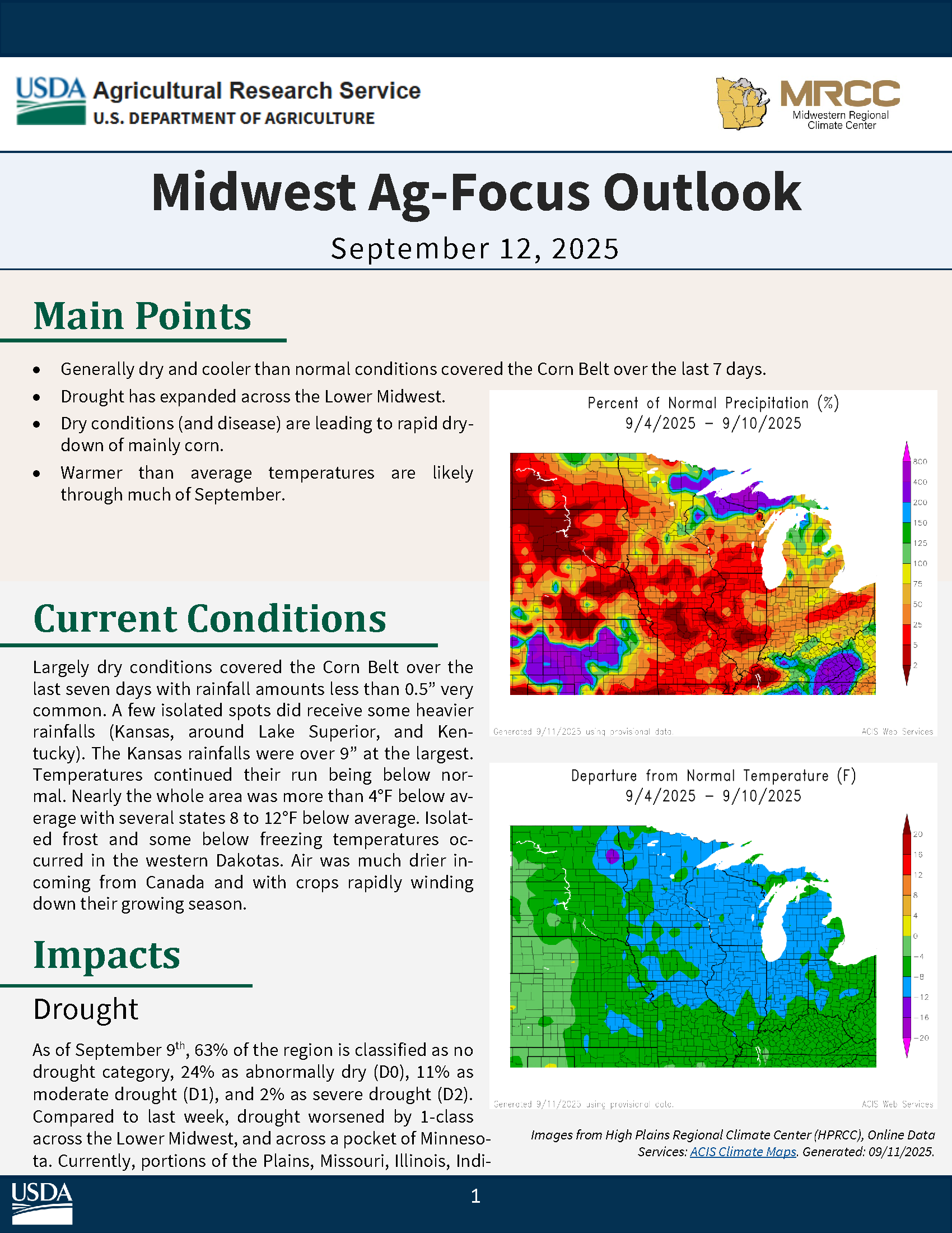Midwest Ag-Focus August 14, 2025 Outlook Thumbnail