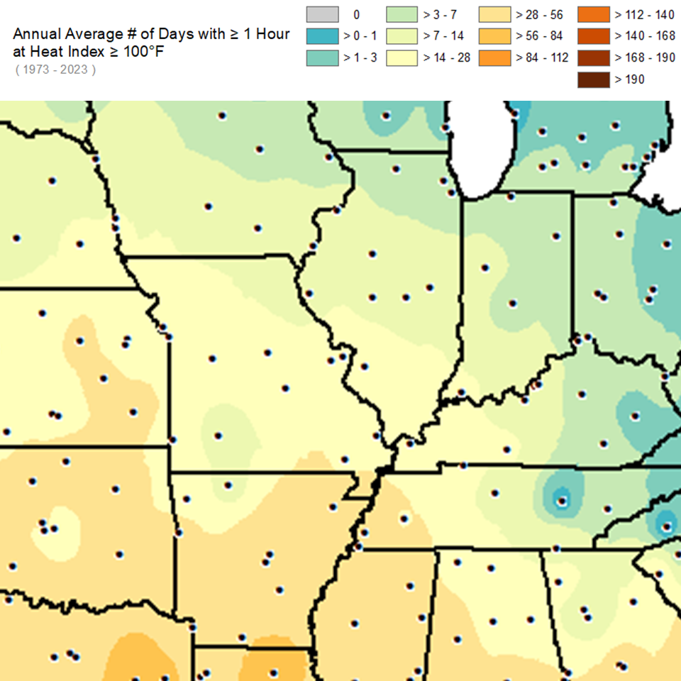 Heat Index Maps