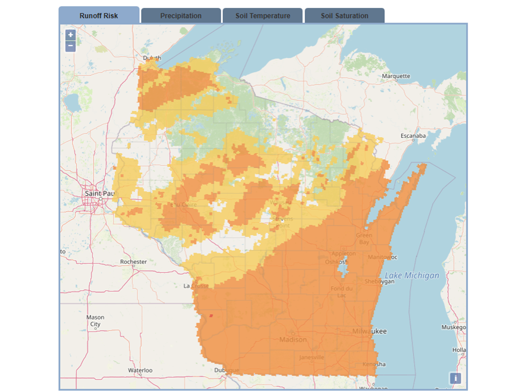 WI Runoff Risk Advisory Forecast