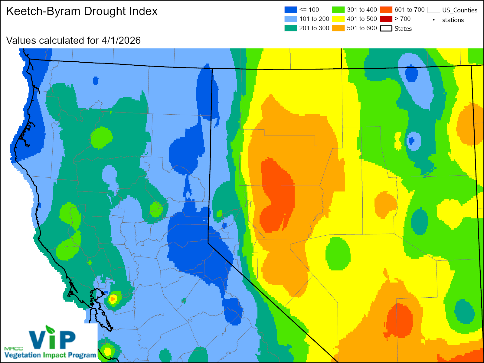 Keetch-Byram Drought Index