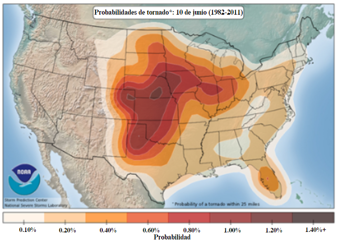 Tornado Probabilities: June 10