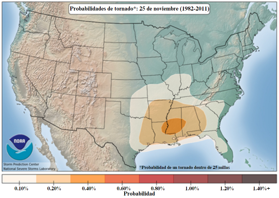 Tornado Probabilities: Nov 25