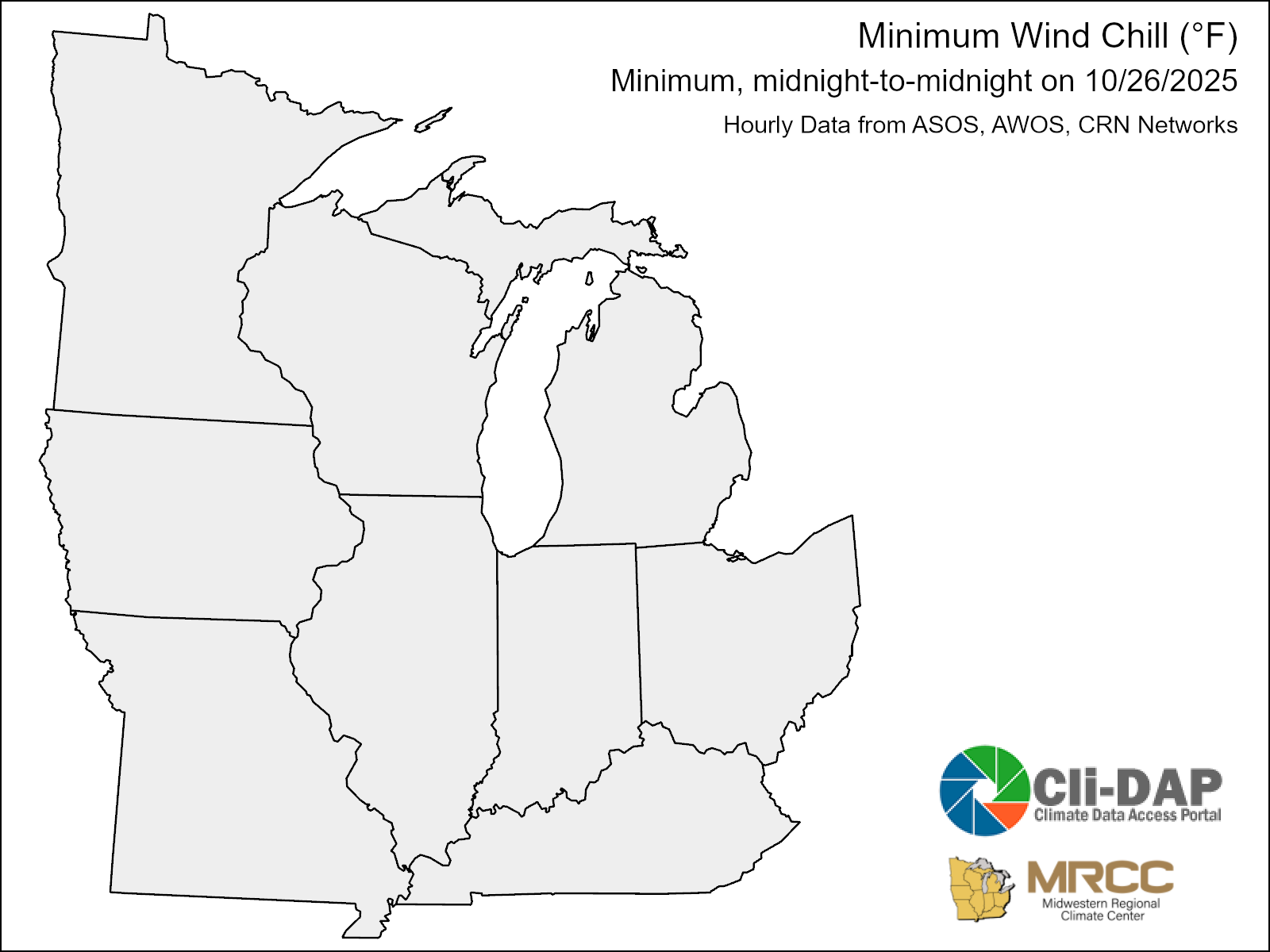 Midwest Minimum Wind Chill