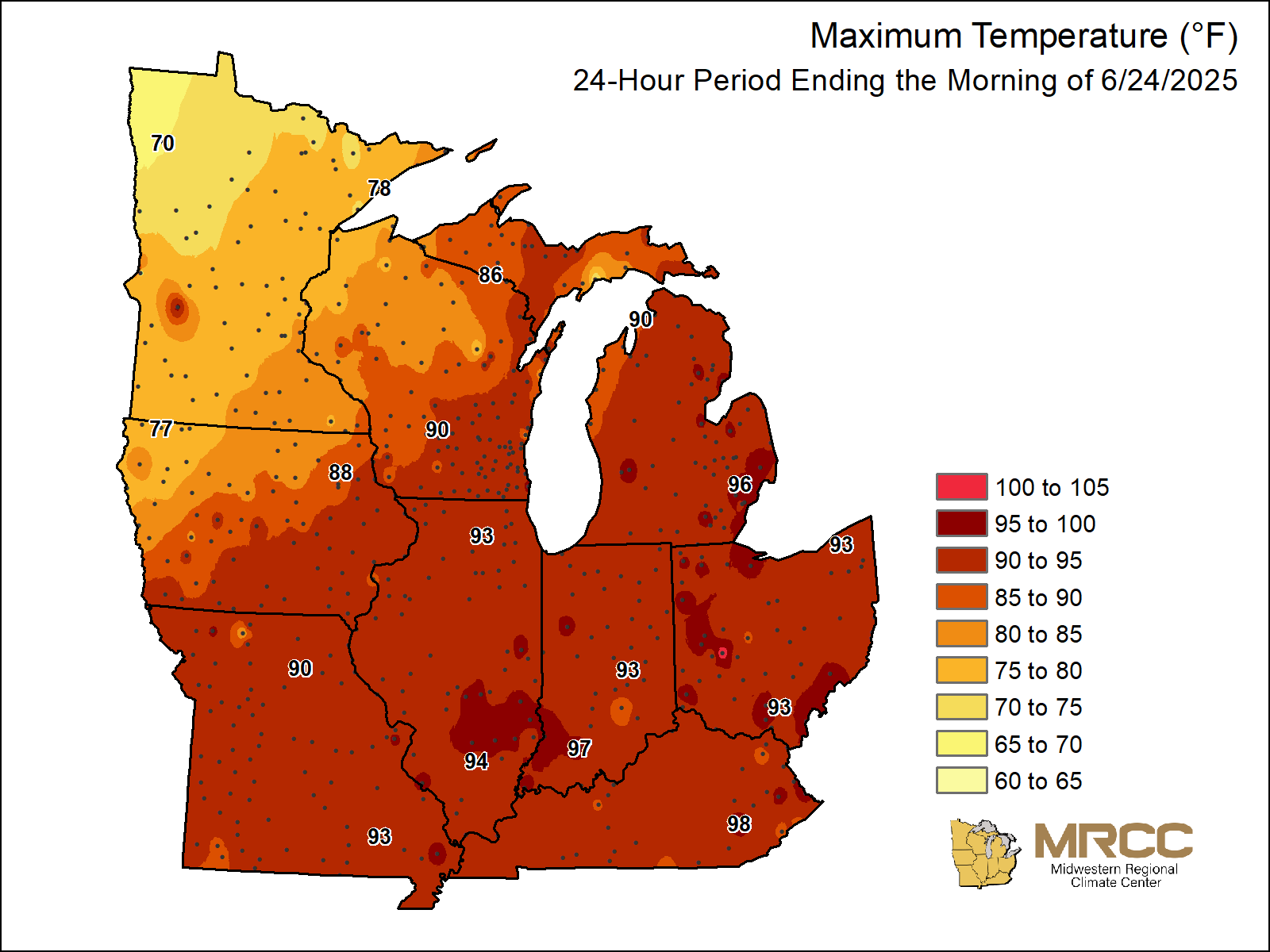 24 Hours Hi Temp