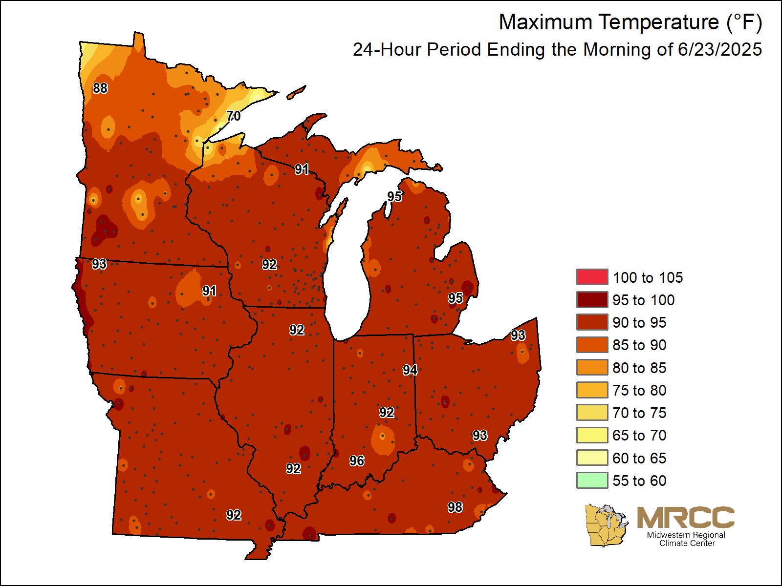 24 Hours Hi Temp