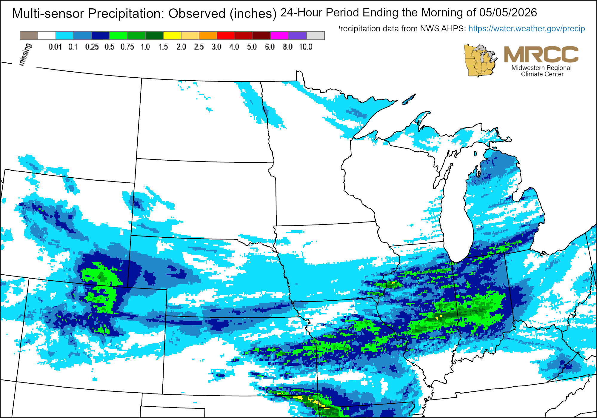 24 Hours Multi Sensor Precip