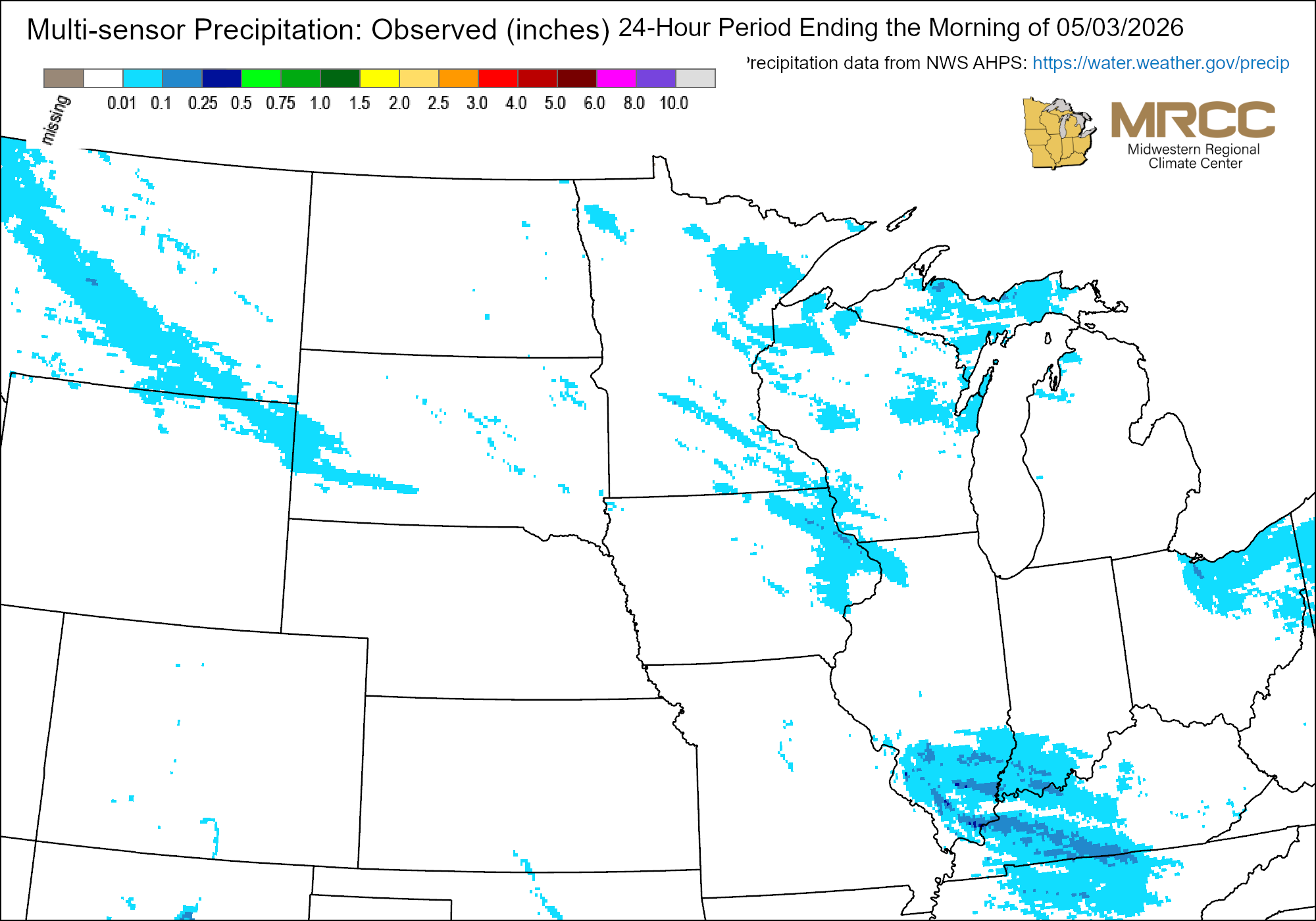 24 Hours Multi Sensor Precip