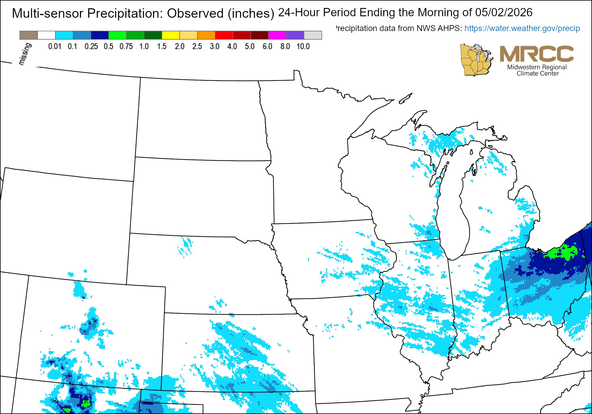 24 Hours Multi Sensor Precip