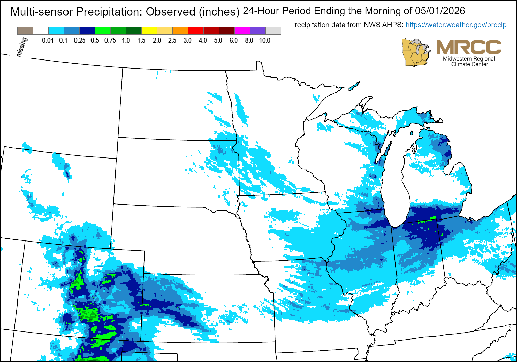 24 Hours Multi Sensor Precip