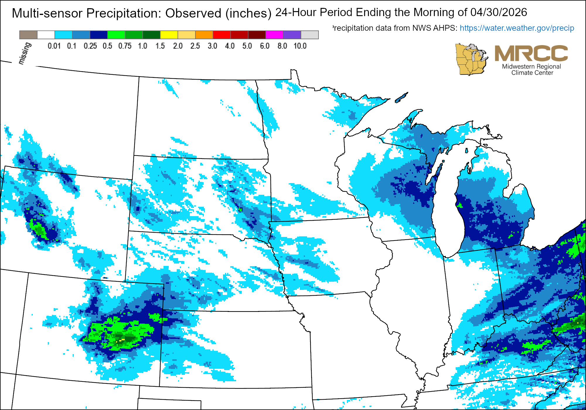 24 Hours Multi Sensor Precip