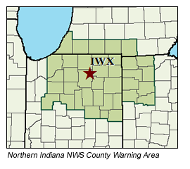Northern Indiana NWS County Warning Area
