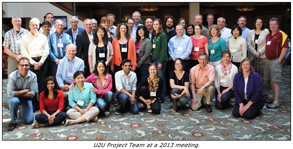 U2U Project Team at a 2013 meeting