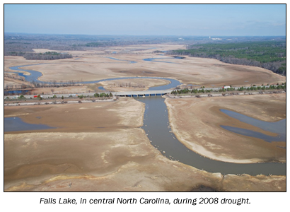 Falls Lake, NC during 2008 drought