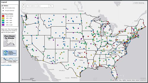 Go to GIS station map