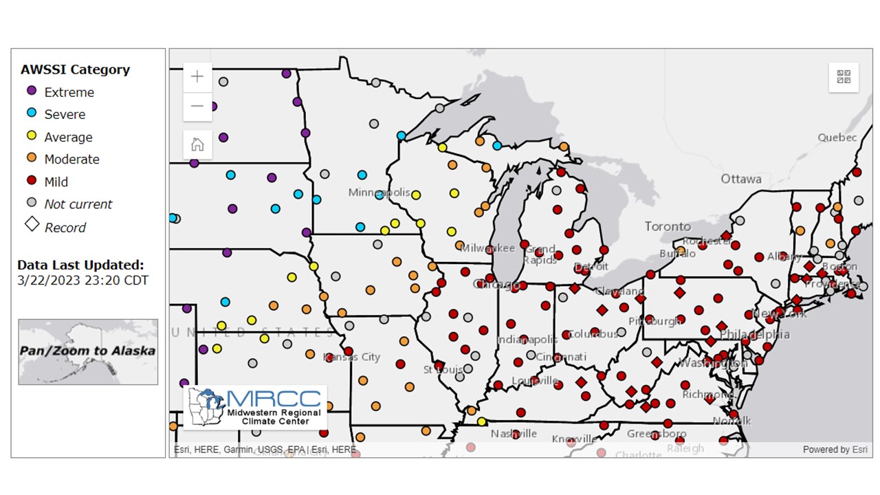 Accumulated Winter Season Severity Index