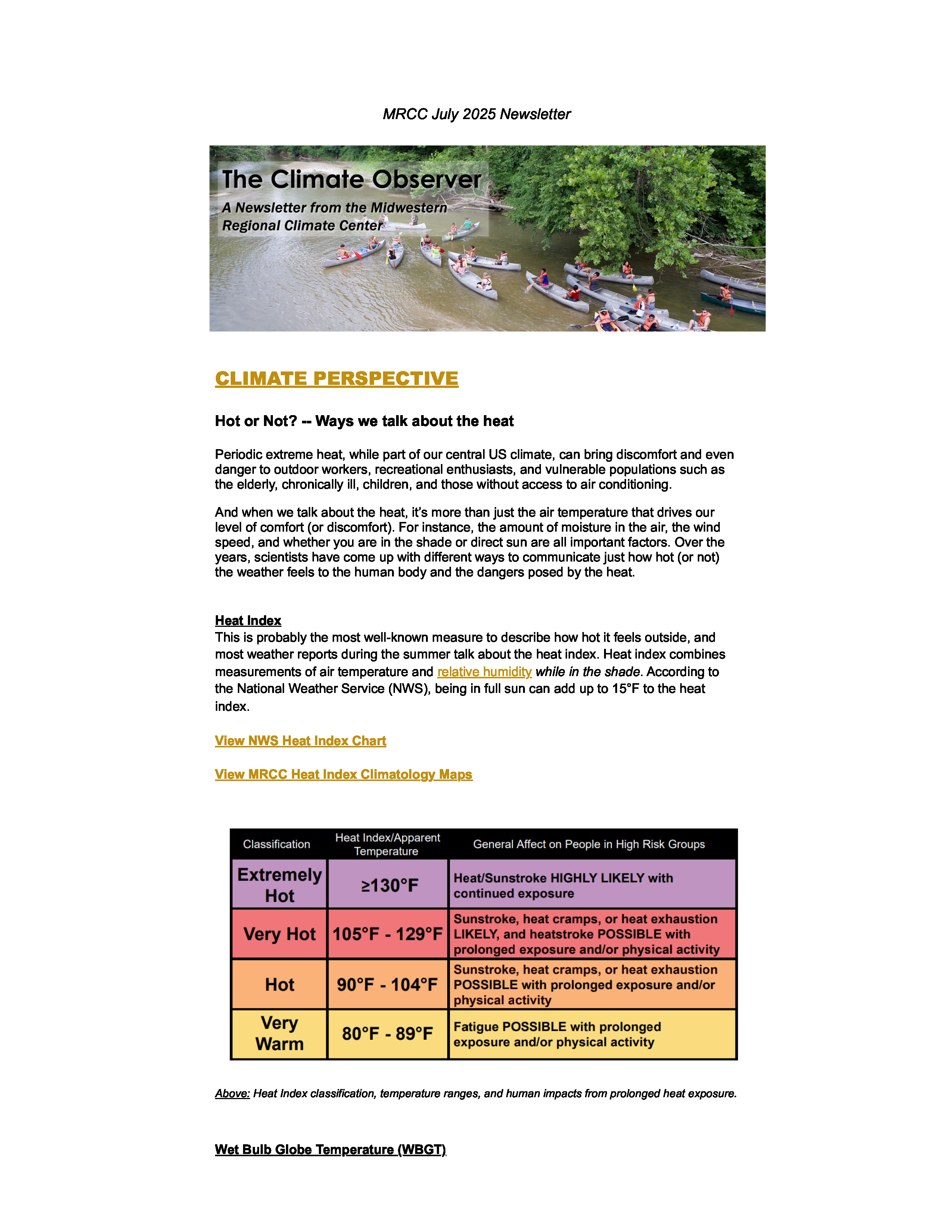 July 2025 "The Climate Observer"