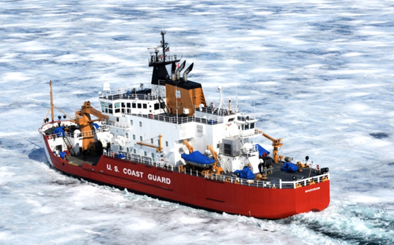 Ice Breaker ship US Coast Guard Mackinaw