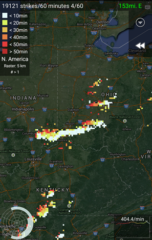 Blitzortung Lightning Monitor App