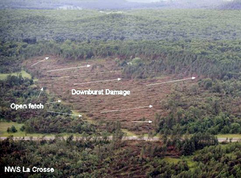 Downburst Damage