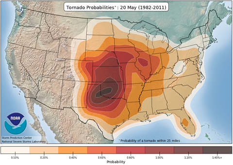 Tornado Probabilities: May 20