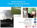 May 2016 climate webinar