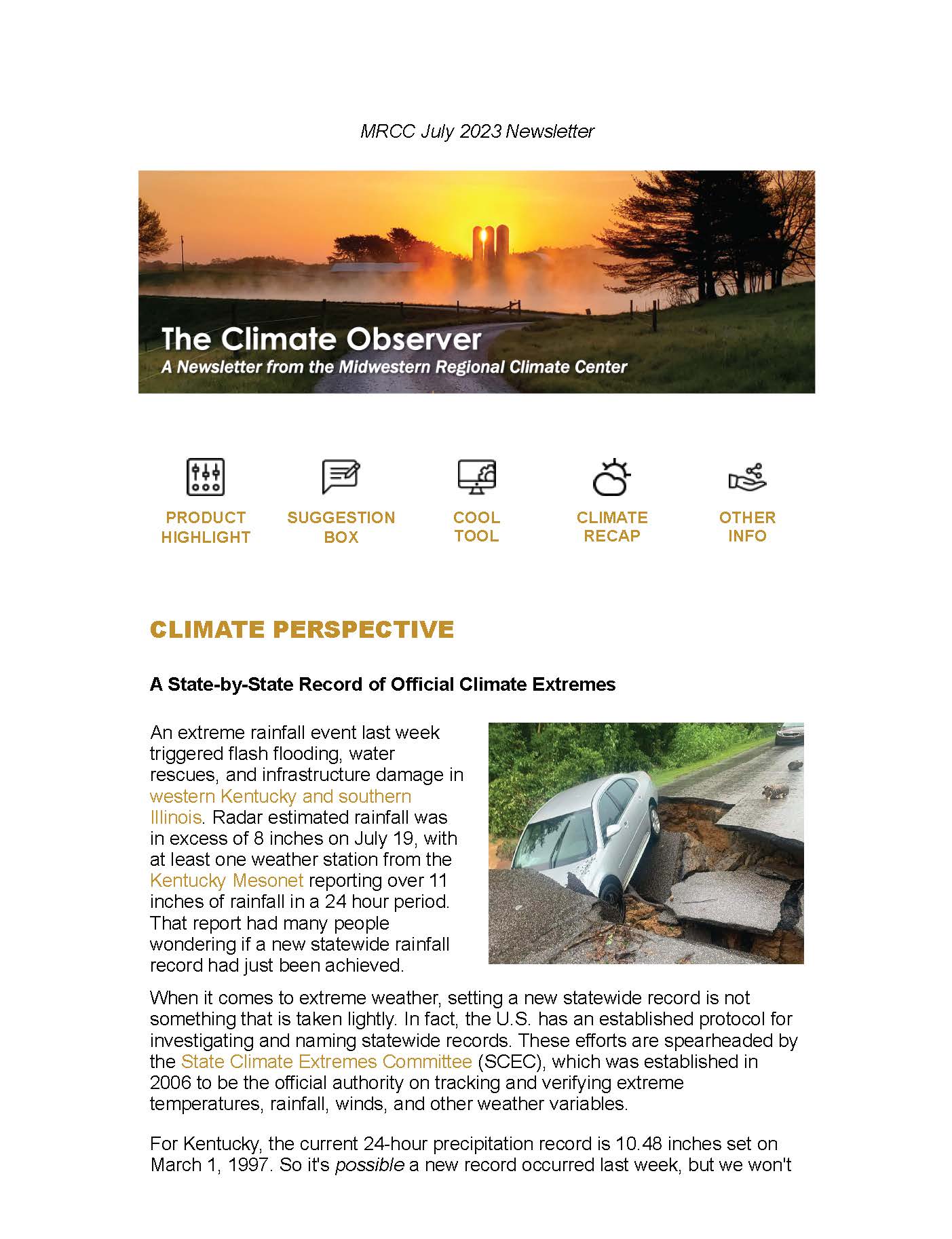 July 2023 "The Climate Observer"
