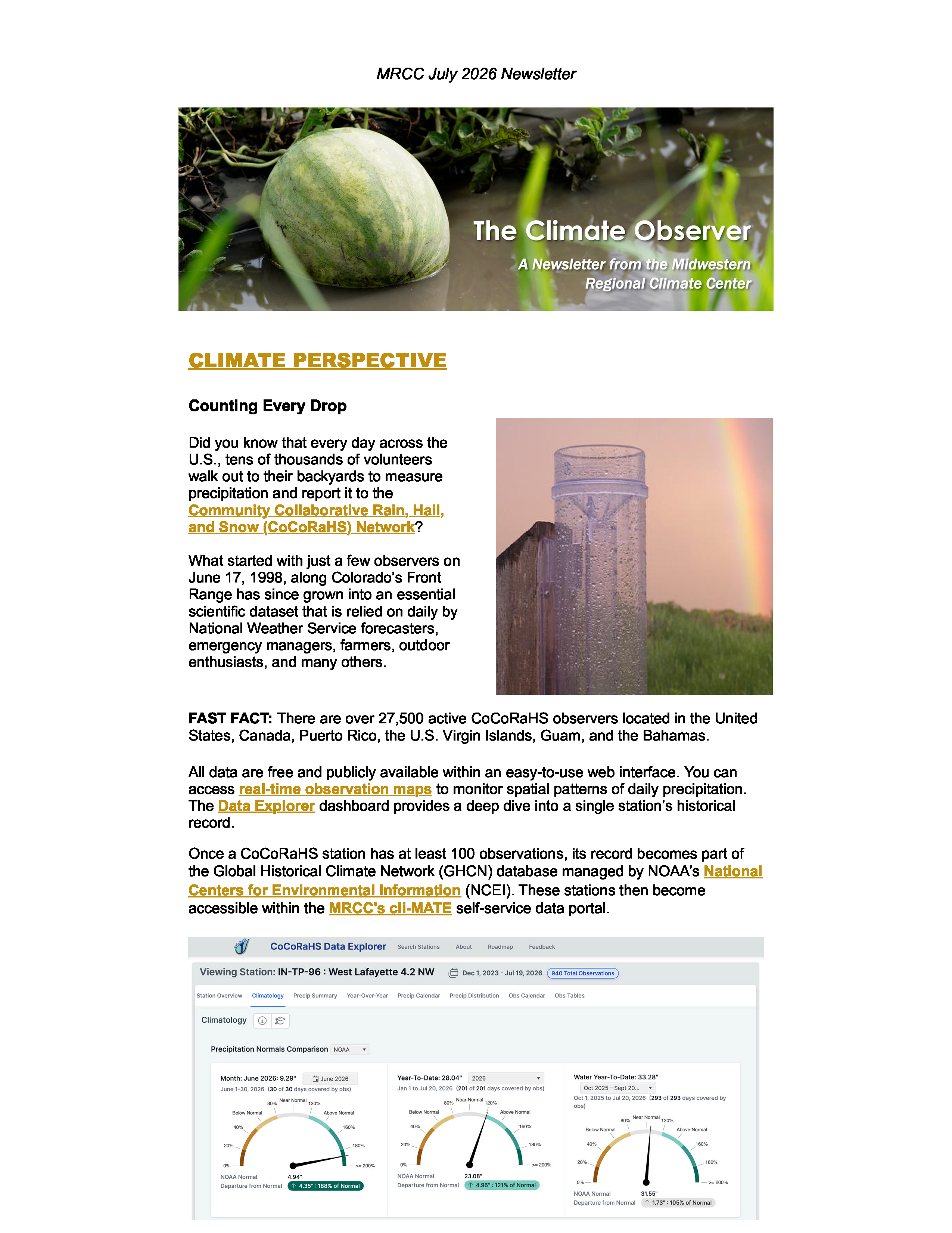 July 2026 "The Climate Observer"