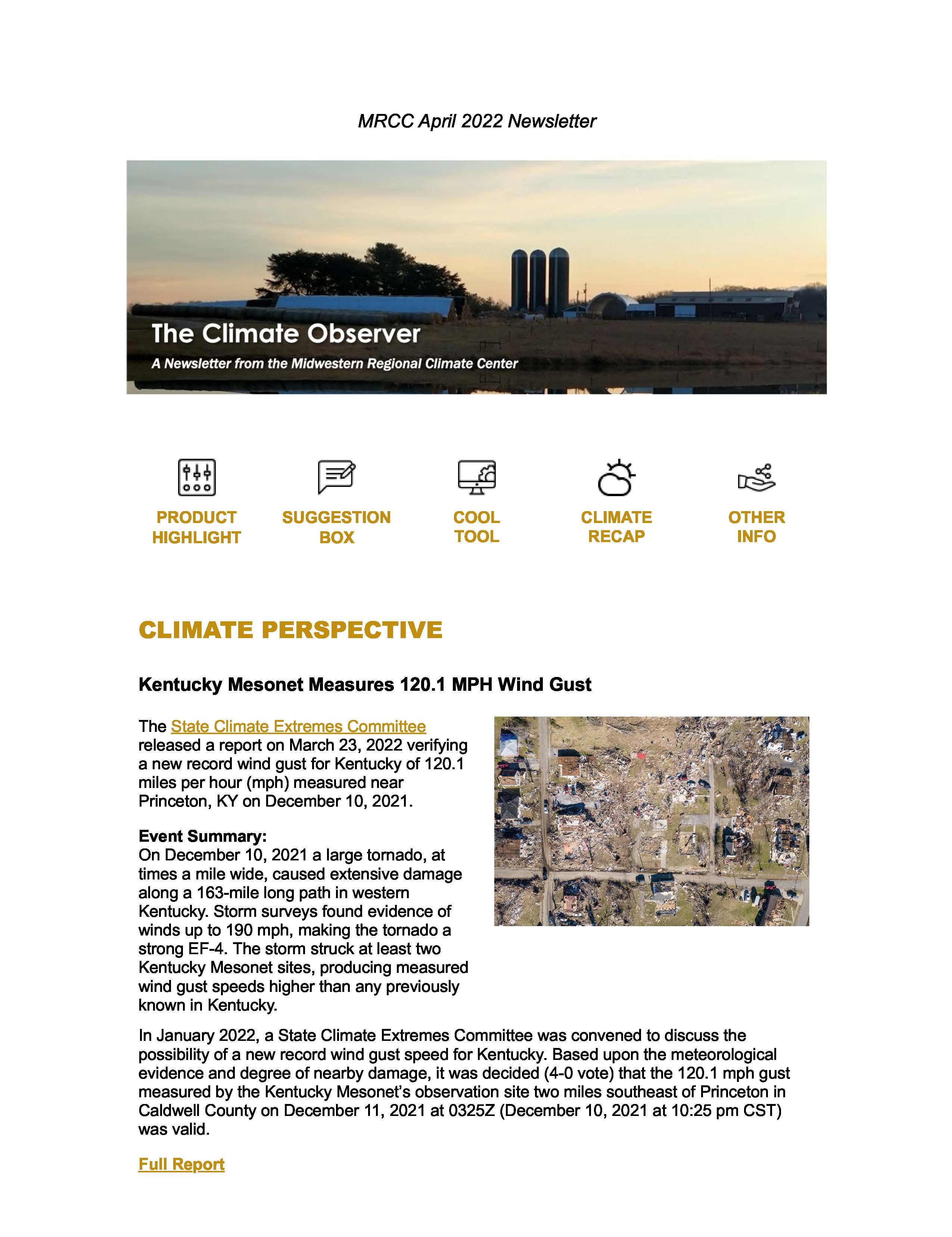 April 2022 "The Climate Observer"