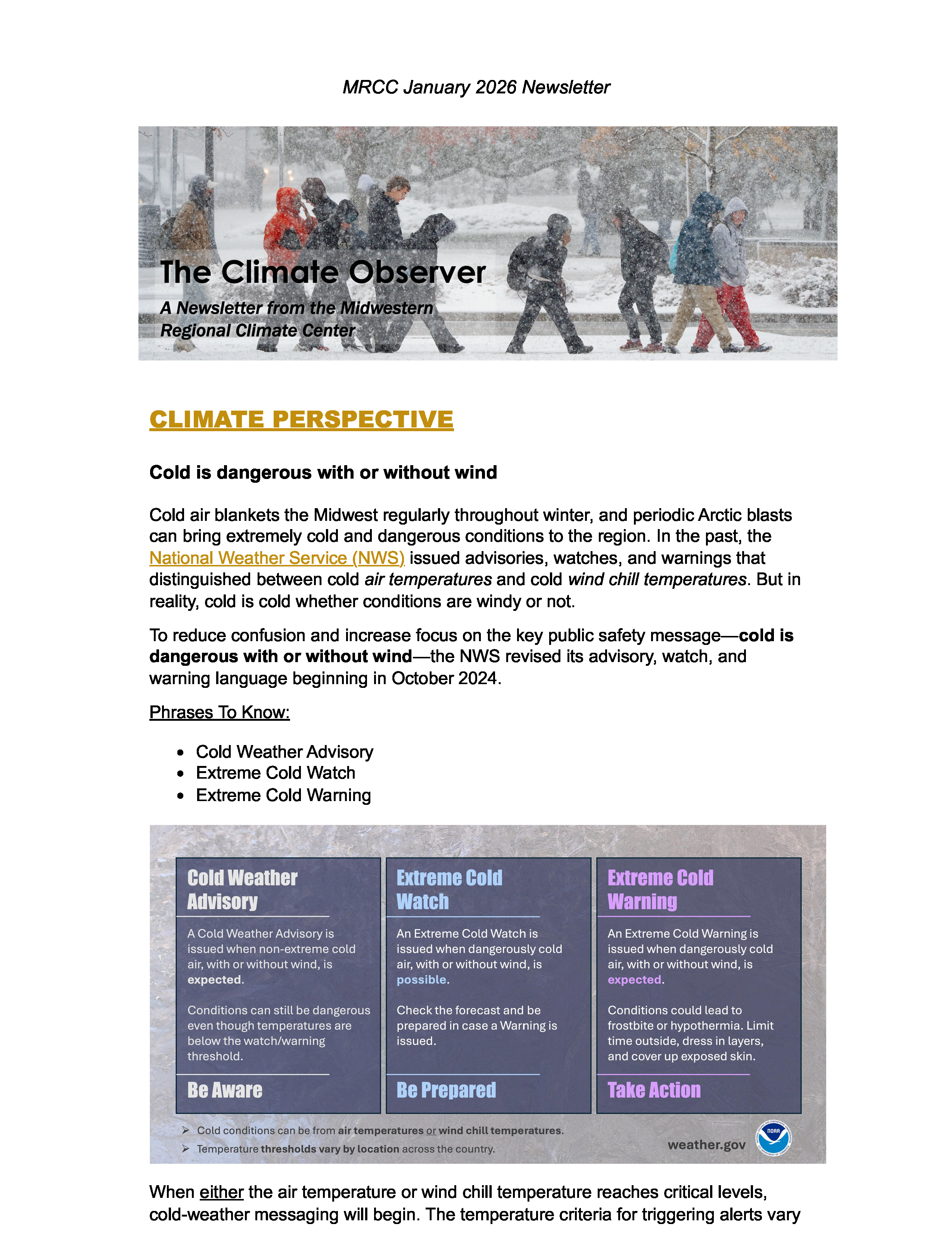 January 2026 "The Climate Observer"