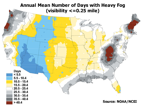 Fog Map Near Me Mrcc Living With Weather - Fog