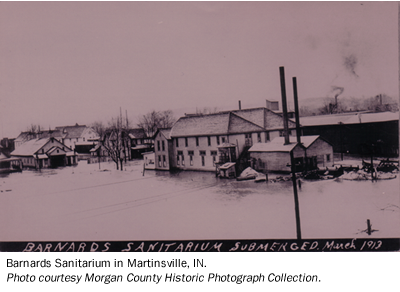Barnards Sanitarium at Martinsville IN in March 1913