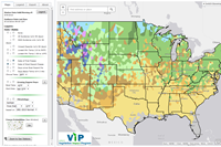 GIS Spring Freeze Map