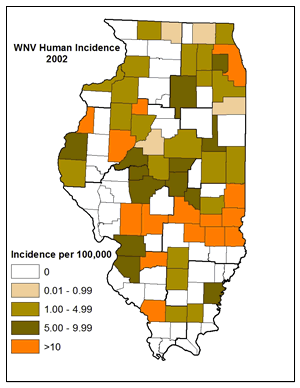 WNV Human Incidence